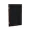 Ghent Enclosed Bulletin Board, 1 Door, Rcycl, Walnut Frame, 3 ft H x 2 ft W, Black PN13624TR-BK - alternate 1
